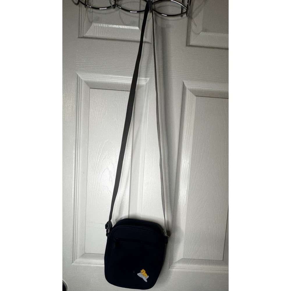 Kakao Friends Ryan Navy Crossbody Bag Small Nylon Mini Travel Pouch Kawaii